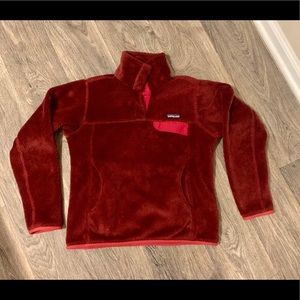 Patagonia Re-Tool Pullover in Red